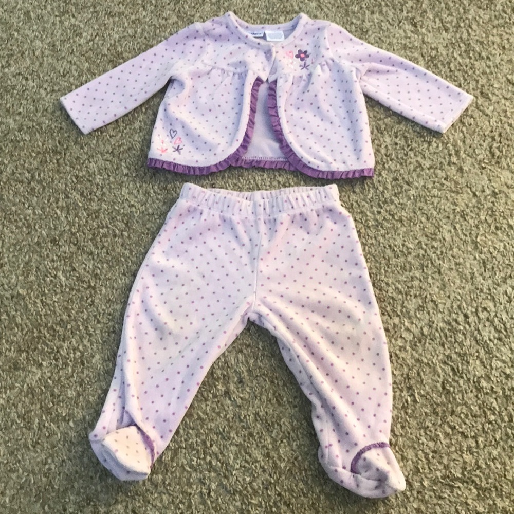 Baby girl pants set